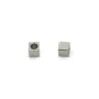 Perle intercalaire cube 4mm - Edelstahl 304 x 10 Stück