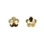 Coupelle fiore 6mm - Acciaio Inox 304 dorato x 10 pezzi