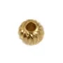 Palla rigata in ottone grezzo 4mm x 20pz