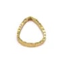Spacers raw brass drop 7x10mm x 20pcs