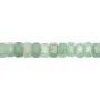 ```html
Aventurina rondela hexagonal facetada 3x6mm x 38cm
```