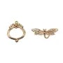 Set of golden endentif on brass x1pc