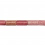 Tubo de rodonita 4x8mm x 39cm