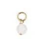 Anhänger Pierre de lune rund 4mm - Gold Filled x 1 Stk.