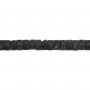 Pierre de Lave rondelle Heishi 2x4mm x 39cm