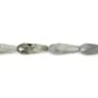 Labradorite goccia sfaccettata 6x16mm x 38cm