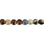Pietersit runde flache facettierte 4mm x 38cm.