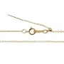 Cadena collar ajustable malla forzada 1.1mm para decorar - Gold Filled x 47cm