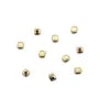 Perle cube 3mm - Gold Filled x 2pcs