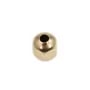Perla hexagonal de 3 mm - Gold Filled x 4 uds.
