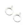 Dormilón de oreja redonda 12mm - Plata 925 x 2 piezas