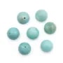 Amazonite semi percé tondo 12mm x 1pz
