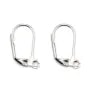 Aged Silver Earwire 17mm x 4pcs