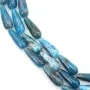Apatita azul em forma de gota, 6 * 16mm x 40cm.