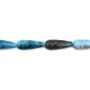 Blue drop-shaped apatite, 6 * 16mm x 40cm