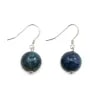 Boucles d'oreilles argent 925 apatite 12mm x 2pcs 