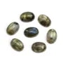 Cabochon di labradorite ovale 10x14mm x 2 pezzi