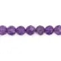 Faceted Round Amethyst 4mm x 40cm