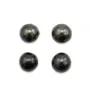 Tahitian cultured pearl, half-round, 8-9mm x 4pcs