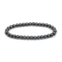 Pulsera de hematita redonda de 6 mm - Elástica x 1 ud.