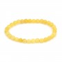 Honey Jade Bracelet round 6mm - Elastic x 1pc
