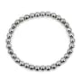 Armband Hämatit silber rund 6mm - Elastisch x 1 Stk.