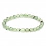 Bracciale Prehnite tondo 8mm - Elastico x 1pz
