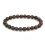 Pulsera de Bronzita redonda de 8mm - Elástica x 1ud.