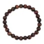 Bracciale Occhio di Toro tondo 8mm - Elastico x 1pz