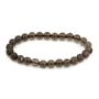 Armband Rauchquarz rund 8mm - Elastisch x 1 Stück