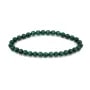 Bracciale Malachite tondo 6mm - Elastico x 1pz