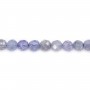 Tanzanite redonda facetada 3mm x 39cm