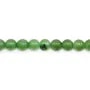 Jade Nephrit aus Russland, rund, 4mm x 39cm.
