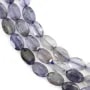 Cordierite (Iolite) ovale sfaccettato 4x6mm x 39cm