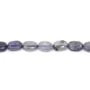 Cordierite (Iolite) ovale sfaccettato 4x6mm x 39cm