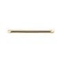 Intercalaire em forma de tubo 1.5x25mm, dourado em latão x 10 peças
