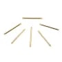 Intercalaire en forme de tube 1.5x25mm , doré sur laiton x 10pcs 