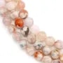 Cherry blossom agate round bead 10mm x 38cm