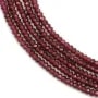 Granato a rondella sfaccettata 1.5x2.1mm x 40cm