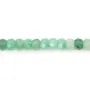 Emerald, faceted rondelle shape, 2x3mm x 40cm