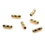 Square twisted tube in 14-carat gold filled 5x1.5mm x 10pcs