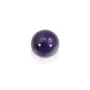 Amethyst, semi-percé auf einer Seite, rund 6mm x 1 Stück