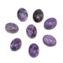 Oval Charoite cabochon 6x8mm x 1pc