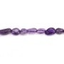 Baroque amethyst nugget 4-5mm x 39cm