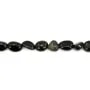 Obsidienne baroque nugget 6-8mm x 40cm