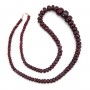 Rubis rondelle heishi dégradé 3-6mm x 42cm
