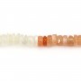 Mondstein mehrfarbig Rondelle Heishi 4-5mm x 40cm