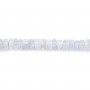 Chalcedony rondelle heishi 5-6mm x 40cm