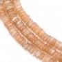 Pierre de lune orange rondelle heishi 5-6mm x 40cm