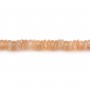 Pierre de lune orange rondelle heishi 5-6mm x 40cm